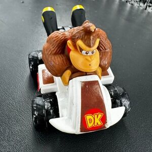 Nintendo Donkey Kong Mario Kart 3" White Brown 2024 McDonald's Happy Meal Toy